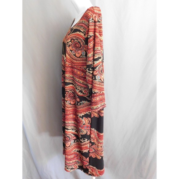 NY Collection Dress 1X Women's Plus Stylish Sheath Dress & Necklace Size 1X - Picture 4 of 11